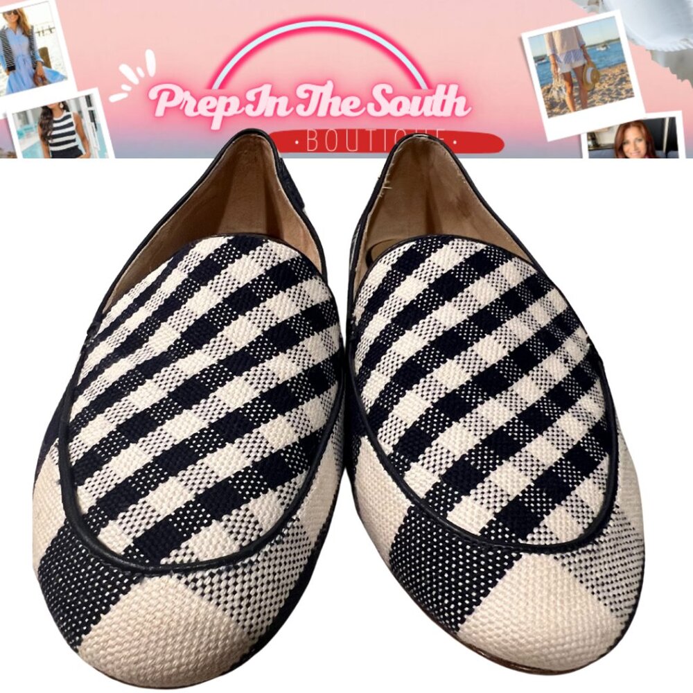 Talbots Ryan Loafers – Buffalo Plaid Black/White – Size 8 | Pre-Owned - Picture 2 of 9